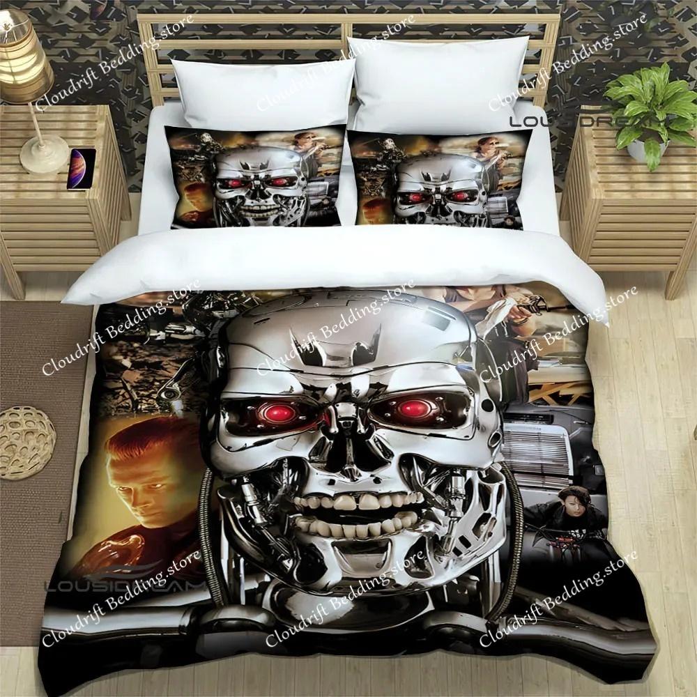 Schwarzenegger Terminator Bedding Sets Exquisite Bed Supplies Set Duvet Cover Bed Comforter Set Bedding Set Luxury Birthday Gift