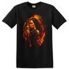 The Hunger Games Archer Fire Portrait T Shirt Fantasy Warrior Tee Vintage