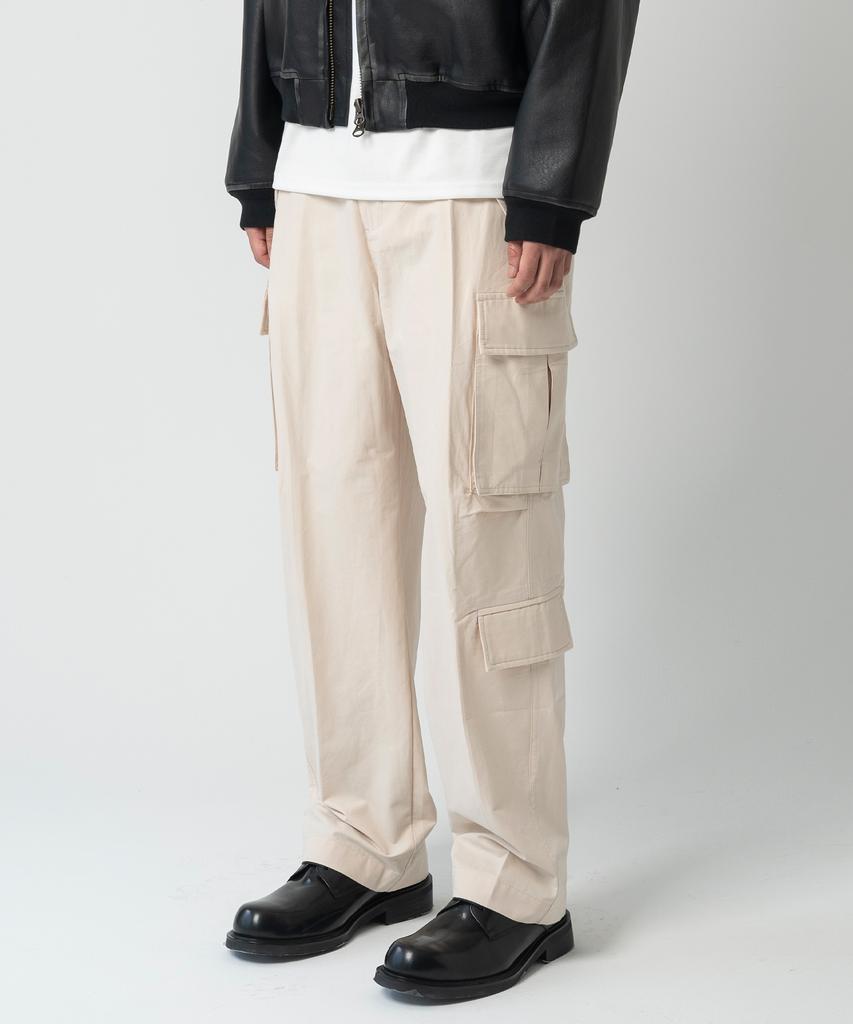 AOTT Flip Pocket Cargo Chino Pants Beige