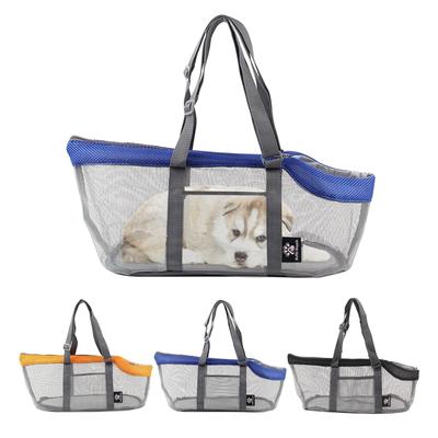 Pet Carrier Bags Mesh Foldable Pet Carrier Handbag Purse for Small Dogs Miniature Schnauzer Miniature Dogs