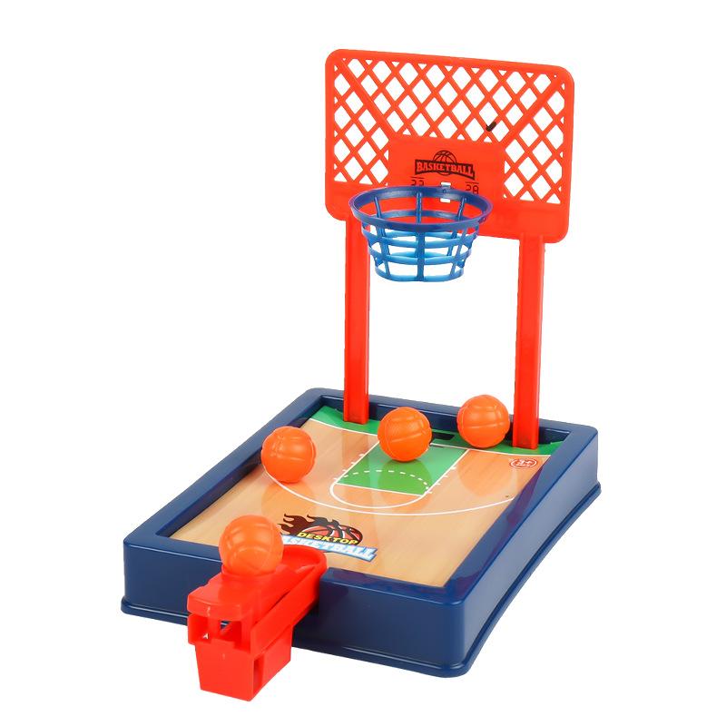 Mini Desktop Basketball Hoop Toys Finger Basketball Shooting Machine Kids Train Hand Eye Coordination Interactive Tabletop Game
