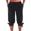 Medieval Men's Retro Pirate Costume Pants for Cosplay and Performance