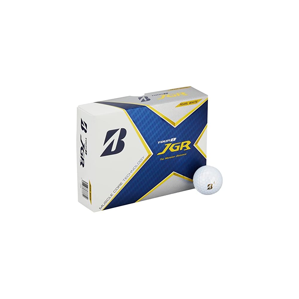 Bridgestone TOUR B JGR Golf Balls 2021 Model 12 Pack Pearl White