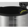 304 Stainless Steel Waste Bin with Slow Close Technology Foot Pedal and 90 Degree Lid Stay for Easy Cleaning