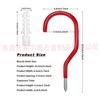 Rubber-Coated Bicycle Hook for Garage - Best Seller