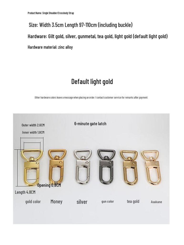 Justerbar Svart Konstläder Crossbody Bred Axelrem - Mångsidigt Ersättningstillbehör