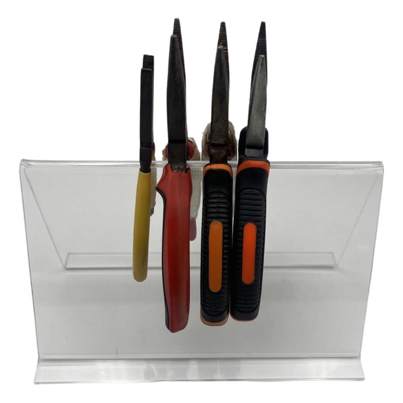 Elegant Clear Pliers Holder Multifunctional Acrylics Rack Space Saving Designs for Jewelry Makers and Craftmen
