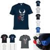 Quality Comic Venom Spider-man Men Cotton Short Sleeve Crew Neck T-shirt**