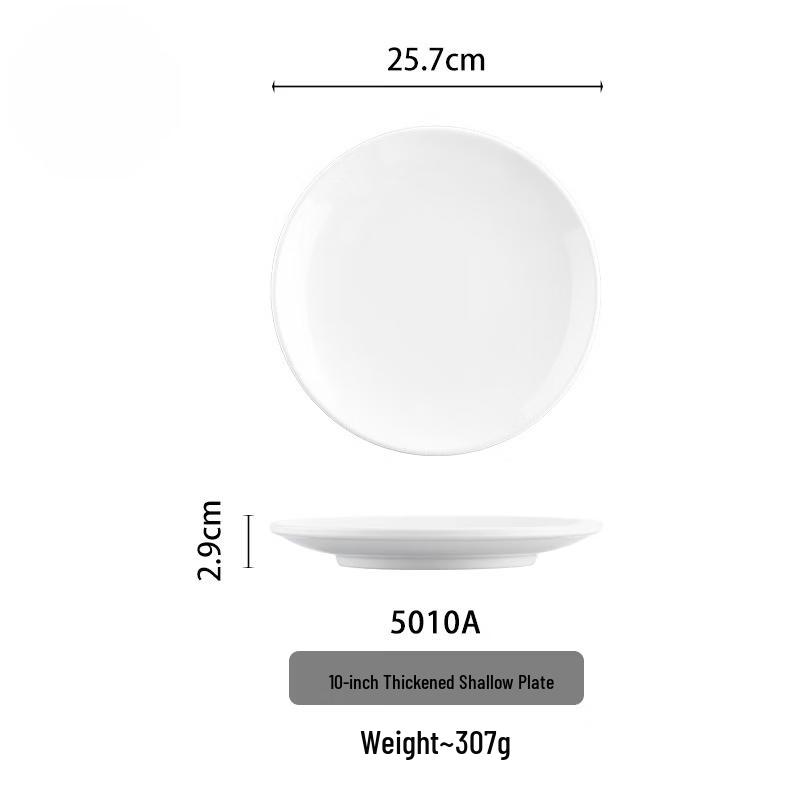 Commercial Imitation Porcelain Melamine Round Plate