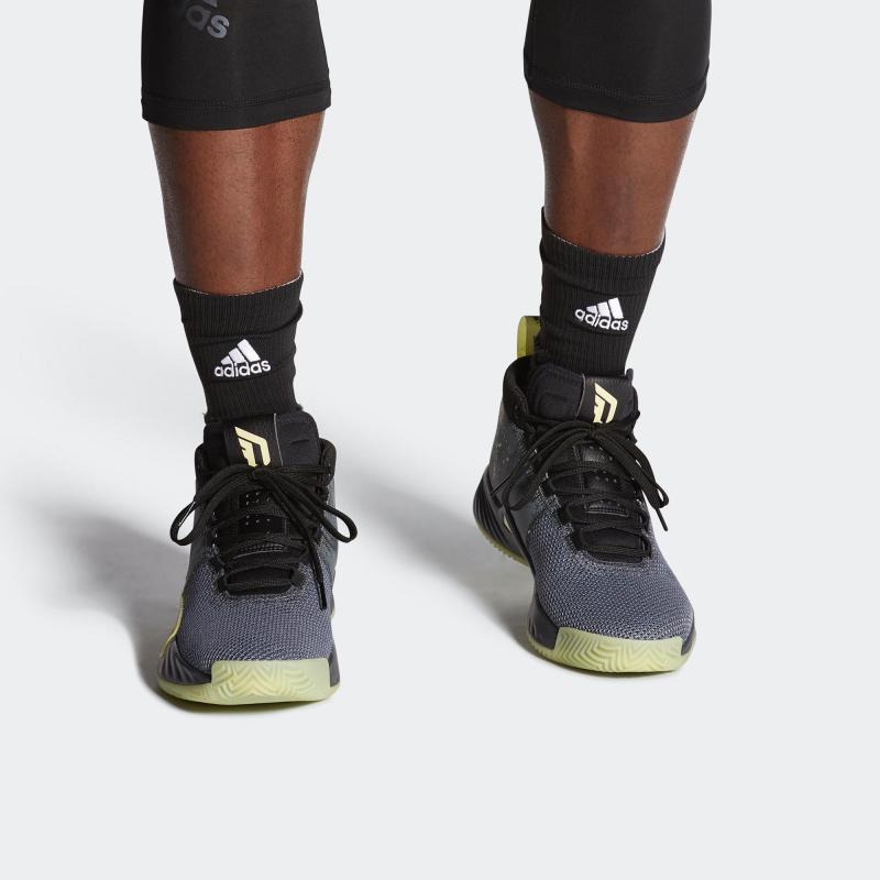 Adidas Dame 5 Grey Yellow Sneakers EF8664