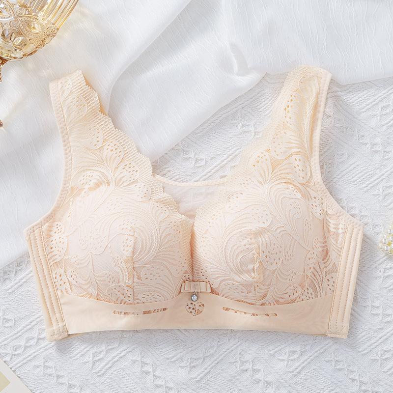 Anti Sagging Bra Women's Summer Strapless Thin Cup Style Plus Size No Steel Ring Bra