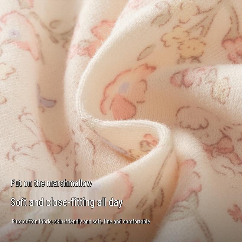 DAVE & BELLA Baby Girl Floral Print Cotton Romper