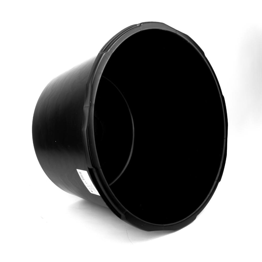 Construction Round Container 45L Black For Mortar Concrete Resistant Container