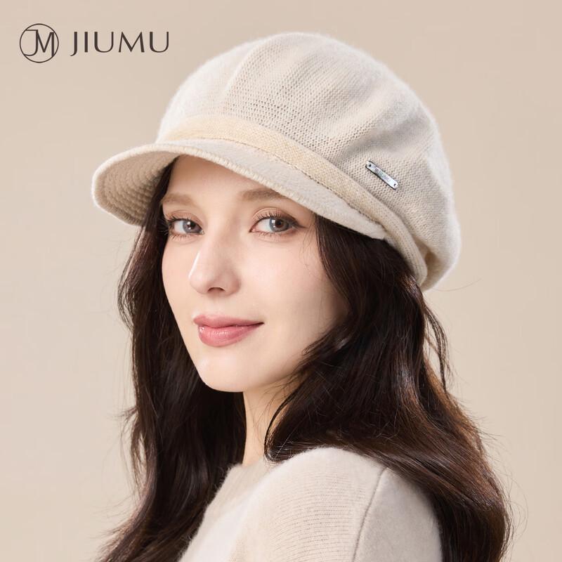 JIUMU Women s Retro Wool Beret Hat MH159