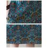 Vintage Blume Literarisches Knielanges Midikleid Temperamentvoll Weiblich
