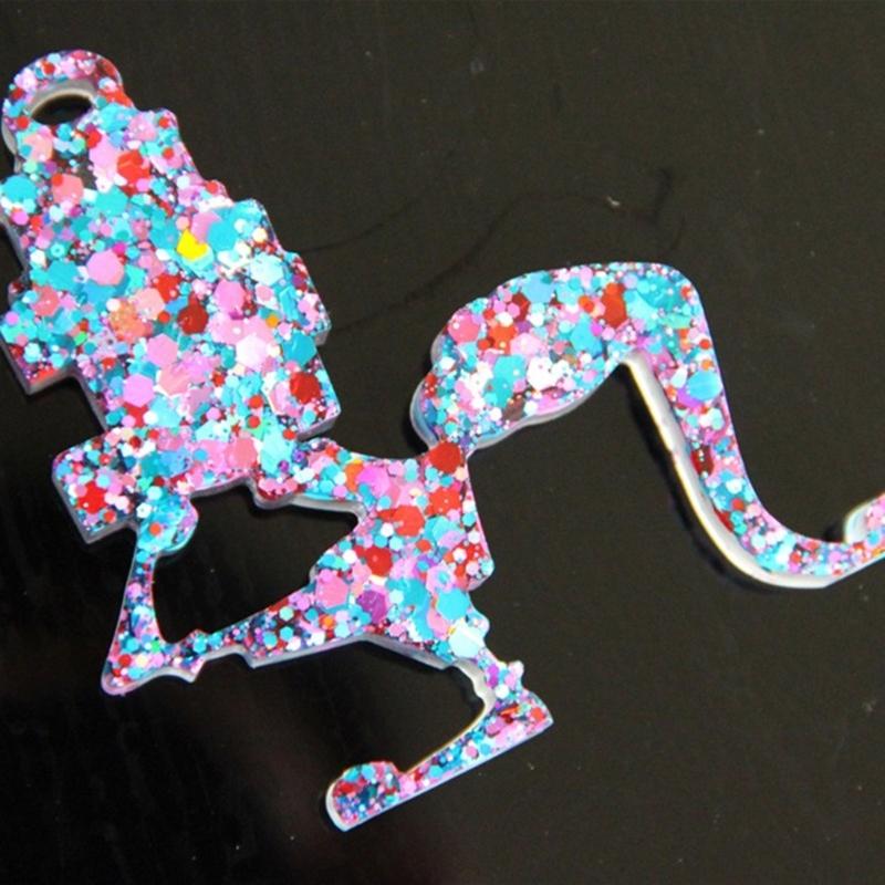 Silicone Elf Pendant Mold Easy Demolding Epoxy Mould For Handmade Jewelry Keychains Christmas Tree Ornaments