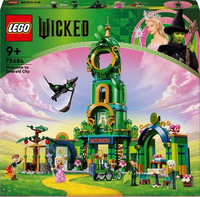 LEGO Конструктор Дом Wicked – Добро пожаловать в Изумрудный город (75684)