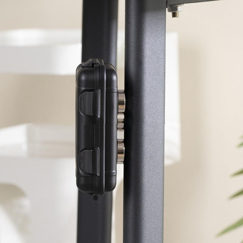 Under Car Magnetic Storage Box With Double Mounting For Door Handle Or Undercarriage And Magnets For Organization