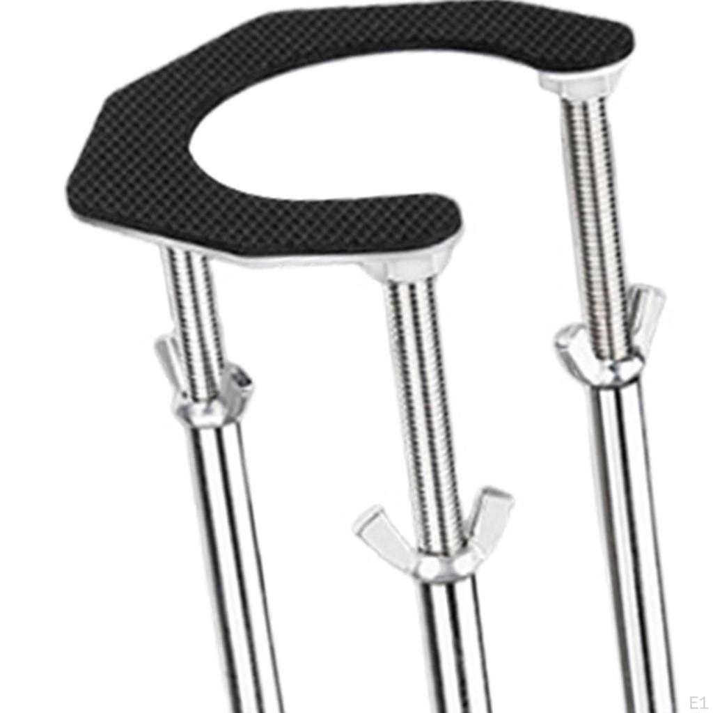 Undermount Sink Bracket Adjustable Height Equipment Parts Multifunction Supplies Stainless Steel