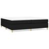 Bed Frame with Mattress - Maison Exclusive - Black - 200x200 Cm - Maximum Relaxation