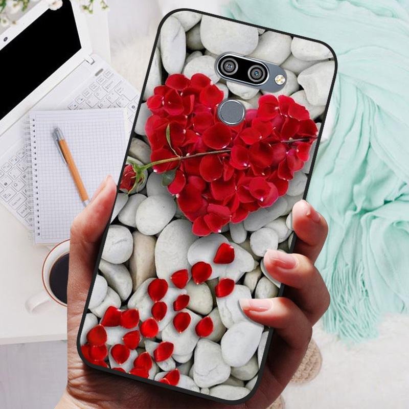 for LG K50 Q60 Case K 50  Soft TPU Silicone Phone Covers for LG Q60 LGK50 K 50 LGQ60 Case Bumper  Q 60 Shockproof Coque Cover