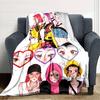 1pc KPop Demon Hunters28 Blanket, Gift, for Men and Women, Soft Blanket, Good for Sofa Bed Couch Travel, Lightweight Flannel Blanket