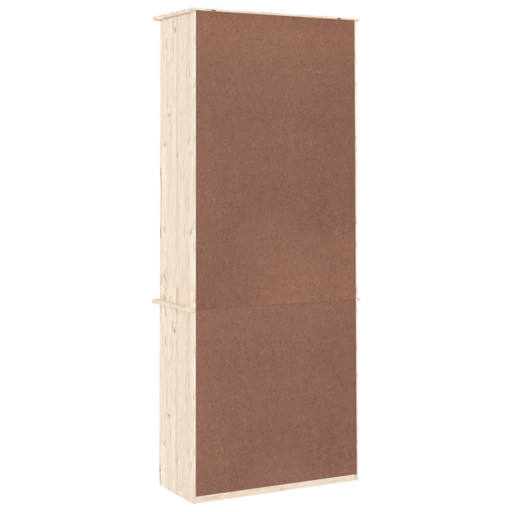 Vidaxl Biblioteczka Z Szufladami Alta, 77X35X186,5 Cm, Lita Sosna