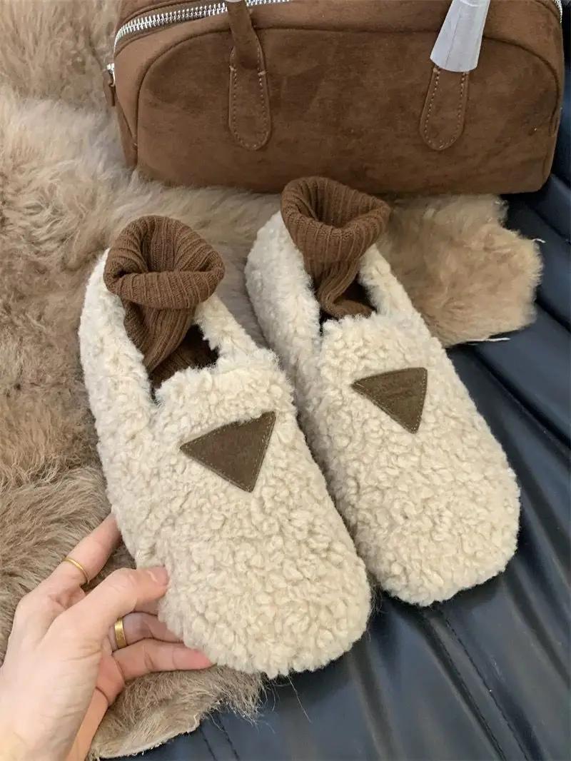 Модные женские бархатные туфли Zapatillas из хлопка — фото 10