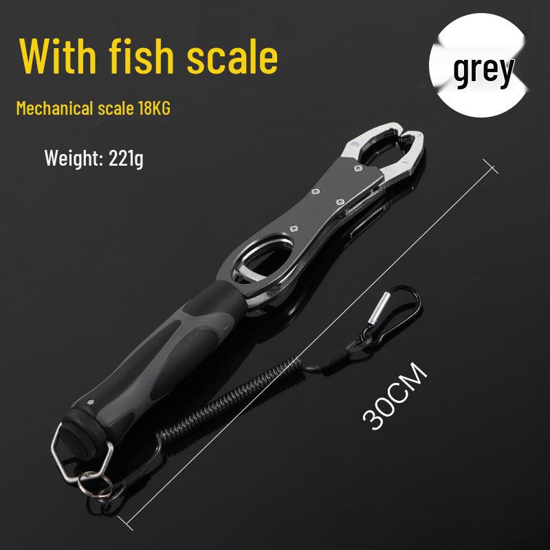 Aluminum Fish Gripper with Scale and Hook Remover Pliers