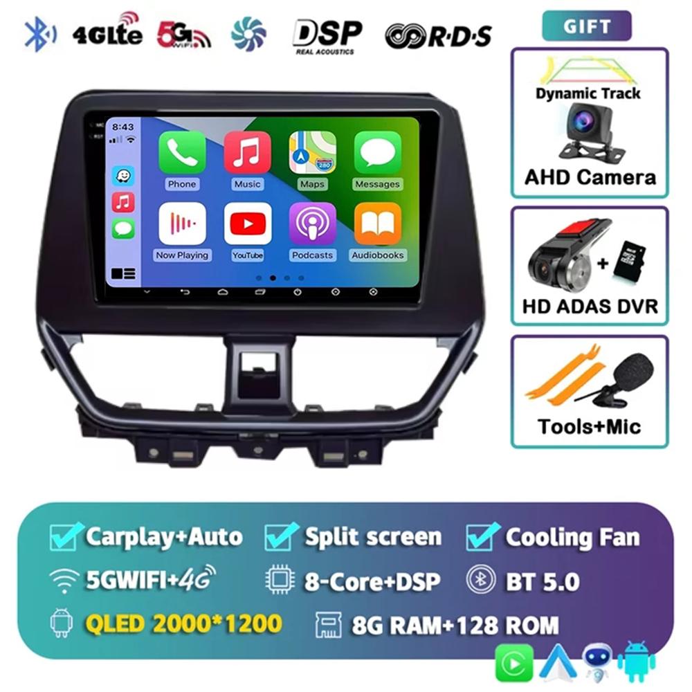 Android 14 GPS Navigation For Suzuki Fronx Baleno 2021- 2025 Autoradio Multimedia Stereo QLED IPS DSP Car Screen WIFI BT 2 Din