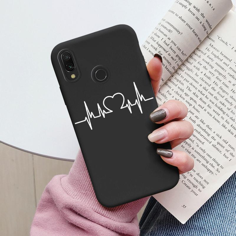 Heart Flower Case For Redmi Note 7 7S Pro Phone Cute Silicone Shockproof Soft Coque For Redmi Note 8 9 Shell Cartoon Girls Cover