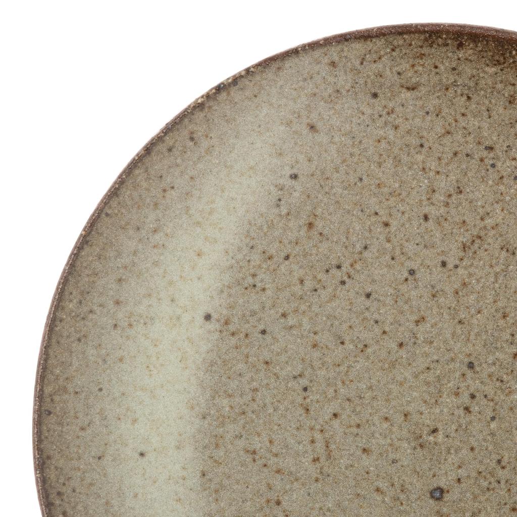 Marui Seito Shigaraki Ware Hechimon Cup & Saucer, 200ml Capacity, Ash Glaze Carving, Brown, MR-3-4387