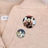 Anime Serial Experiments Lain 32/44/58mm Simple Button Pin Snap In Design Cartoon Brooches Daily Stylish Ornament Handmade Badge