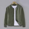 G150 Men's Retro Japanese Ramie Jacket - Autumn Casual Loose Fit