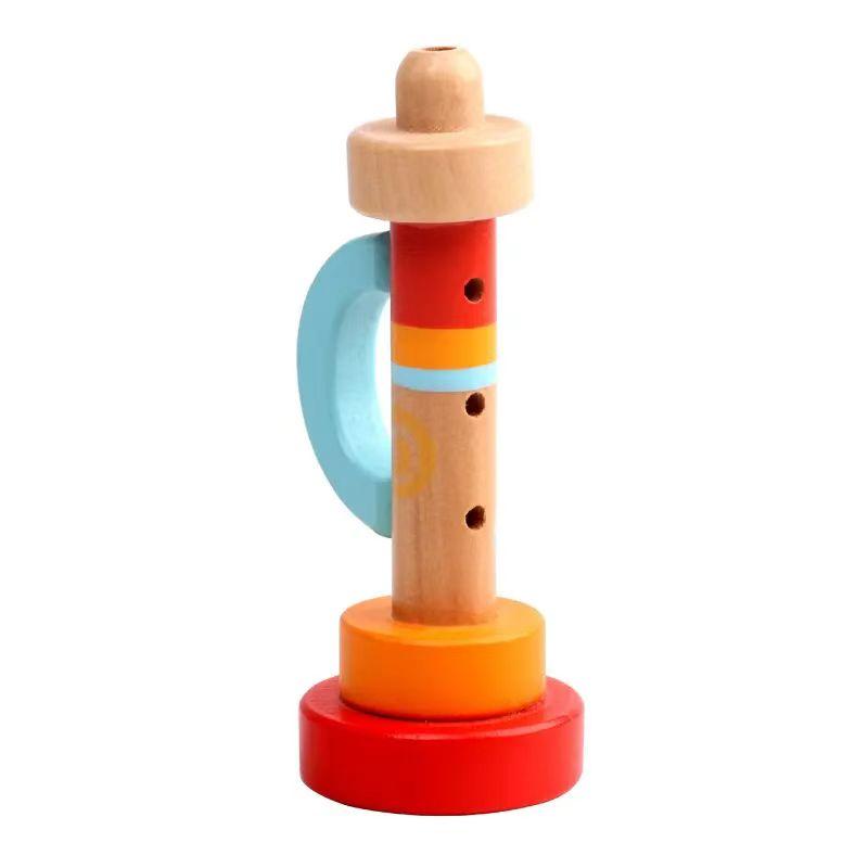 

Wooden Trumpet For Kids Music Instruments Preschool Early Educational Toys Birthday Gifts Party Favors Kinder Spielzeuge