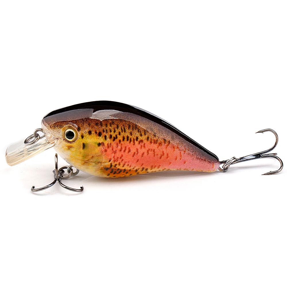 6cm 12.6g Crankbaits Fishing Lure Hard Artificial Bait Floating Wobblers for Pike Minnow Lures for Fishing Tackle