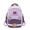 New Student Large Capacity Backpack Fashionable Junior High School College School School Bag Casual Contrast Backpack for Class