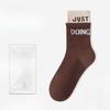 Female Spring and Autumn Pure Cotton Fitness Yoga Pilates Professional Non Slip Anti Wear Sports Tube Cotton Socks