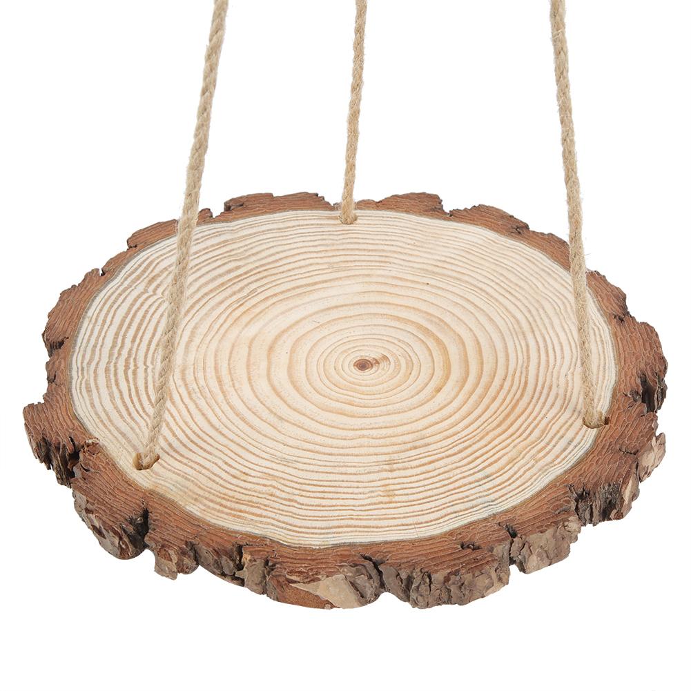 Household Courtyard Retro Vantage DIY Hanging Plant Shelf Plant Display Rack Home Decoration24x2cm