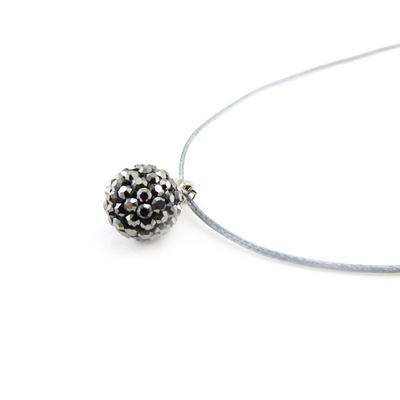 [J1359] - Gray 'Sissi' Designer Necklace