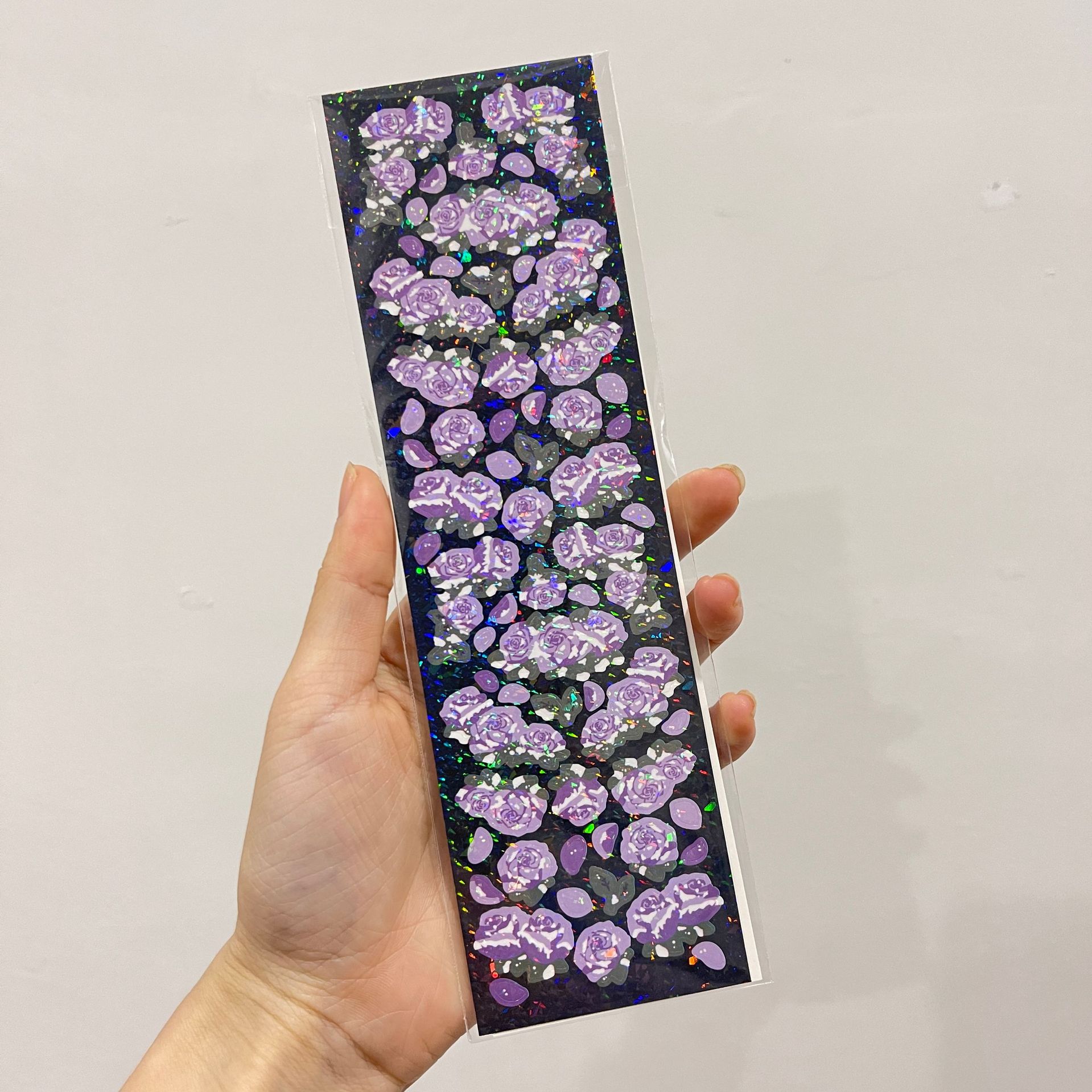 Корейская популярная наклейка с розой — фото 10