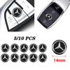 Autoaufkleber 14MM Auto Dekorationszubehör Auto Schlüssel Aufkleber Für Mercedes Benz AMG W203 W206 W220 W205 W211 W177 W204 W2