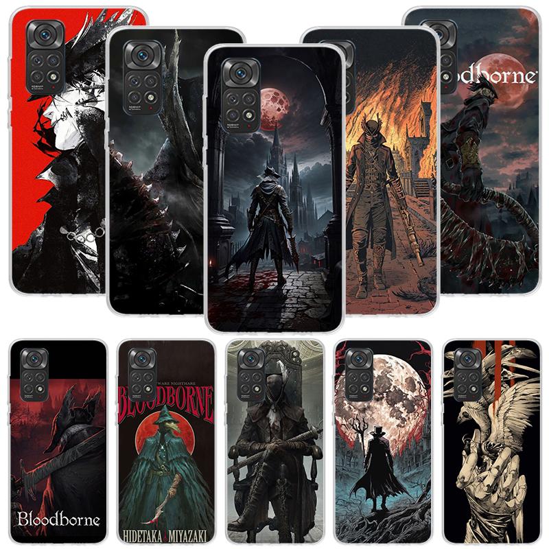 Bloodborne Game Phone Case For Xiaomi Redmi Note 13 14 15 Pro Plus 12S 12 14S 11S 11E 10 10S 11 11T 5G 4G Cover Coque Redmi Note