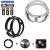 Universal Round 5 3/4" 5.75 Inch Car Motorcycle LED Headlight Mounting Bracket 5.75 inch 5 3/4 inch Headlamp Mount Brackets Ring