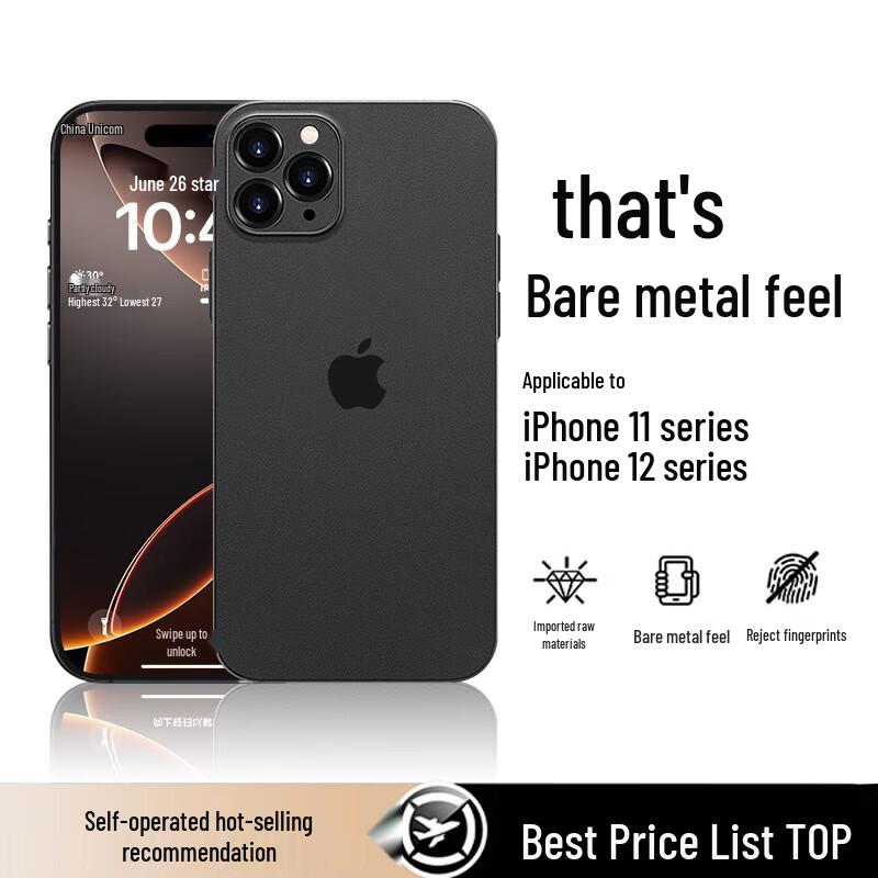 GURRS Ultra-Thin Matte Silicone iPhone Case with Lens Protection
