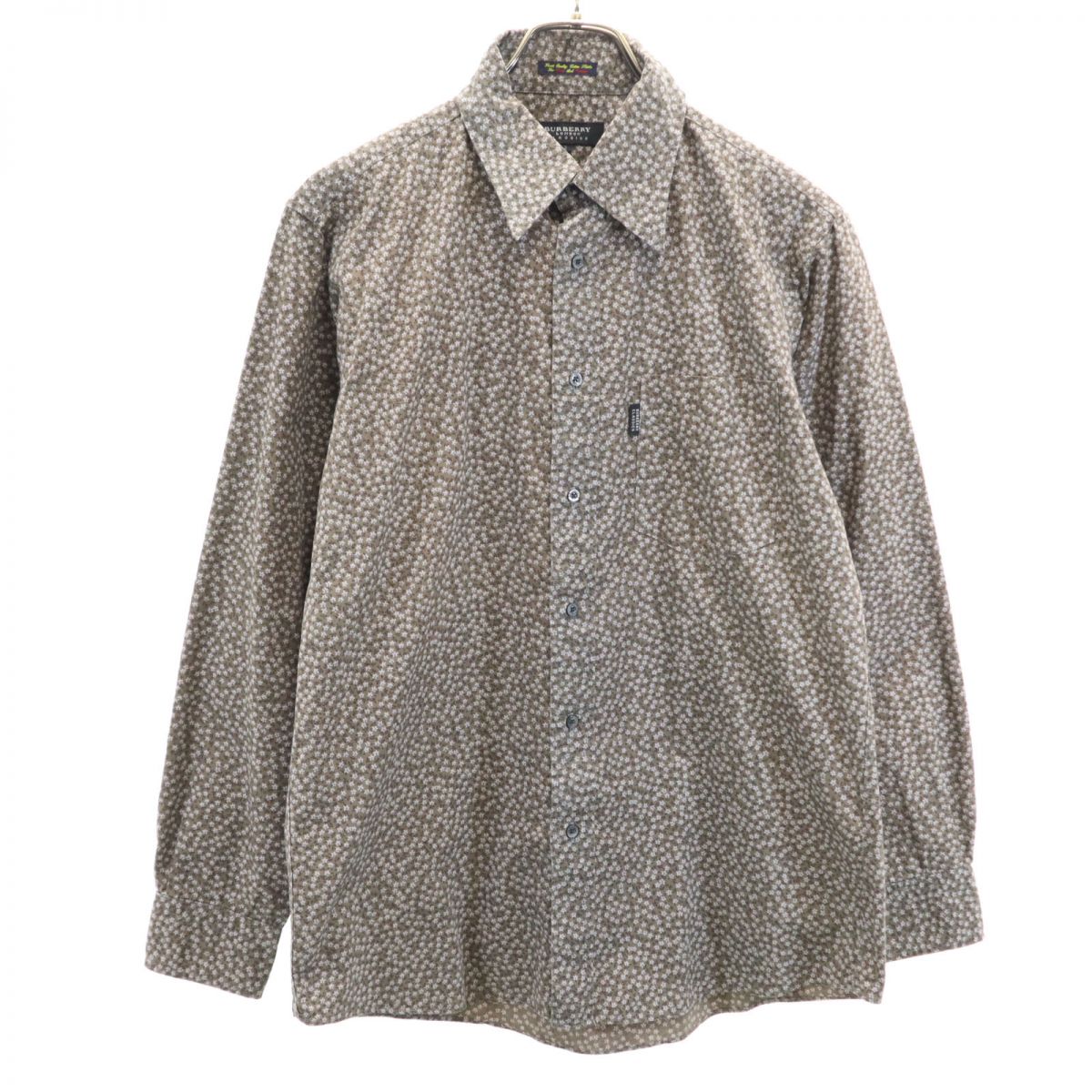 

BURBERRY Classic Sanyo Shokai Made in Japan Floral Long sleeve shirt Men s Used