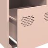 Highboard Pink 39x35x103.5 cm Steel