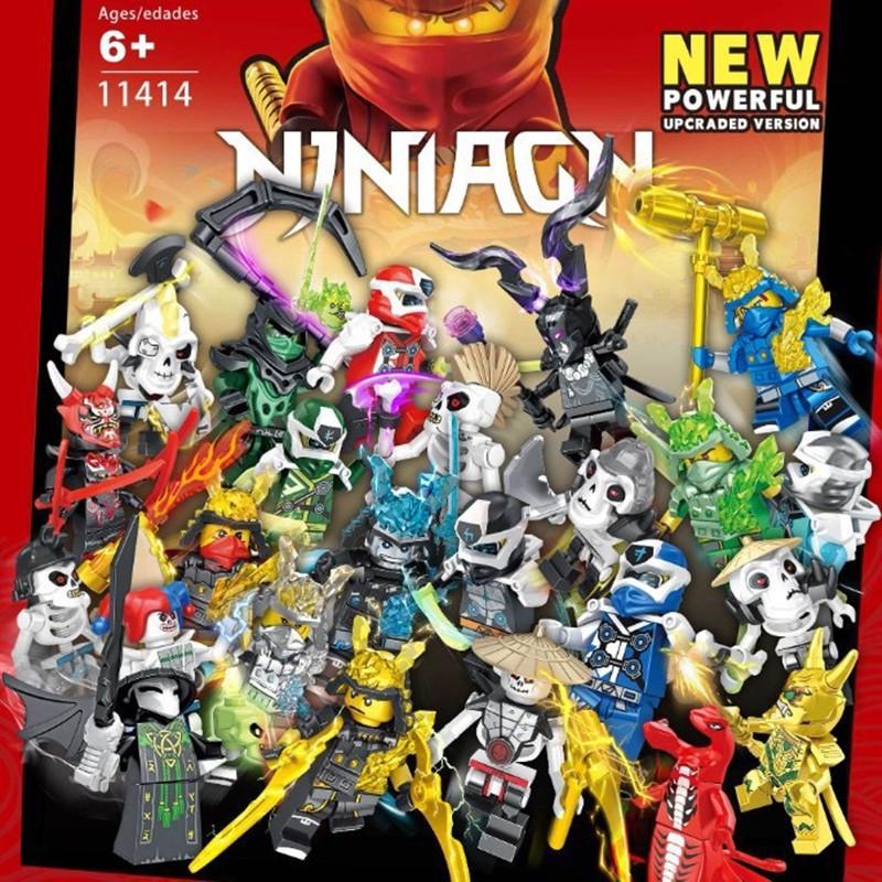 24pcs Skeleton Minifigure Building Block Toy Serpentine Army Figure Building Block Toy NO BOX
