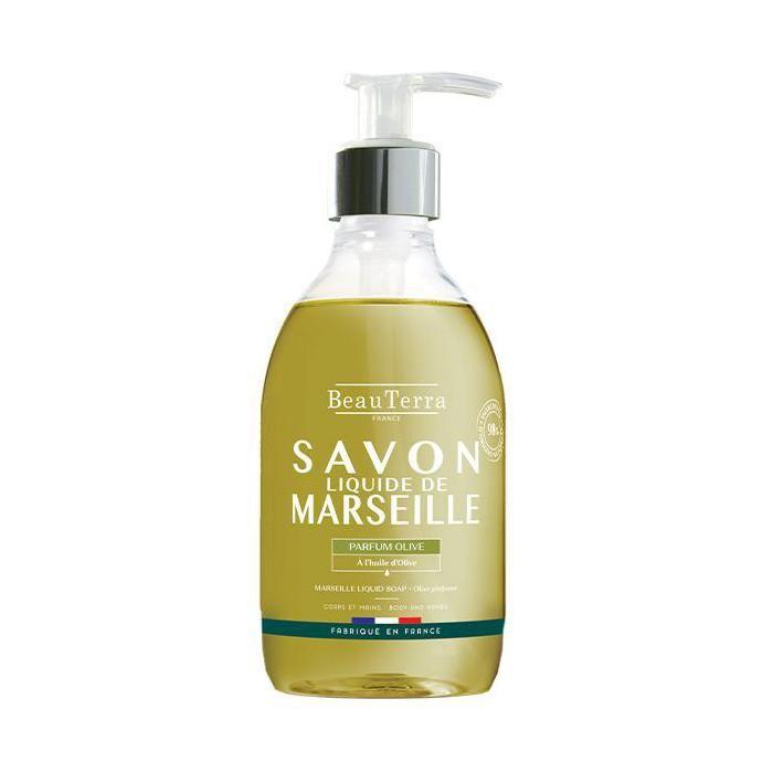 Beauterra Savon Liquide de Marseille Olive 300ml