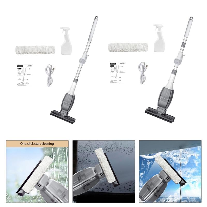 Wireless Multifuntional Window Vacuum Cleaner with Powerful Suction Home Window Cleaning Appliance Perfect for Travel